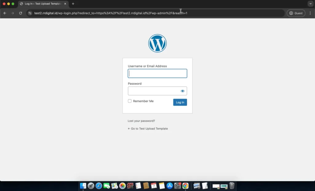 Login Menggunakan Akun Kalian Masing-Masing